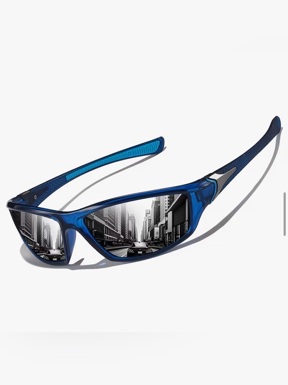 Clear Blue Frame Sunglasses - New!
